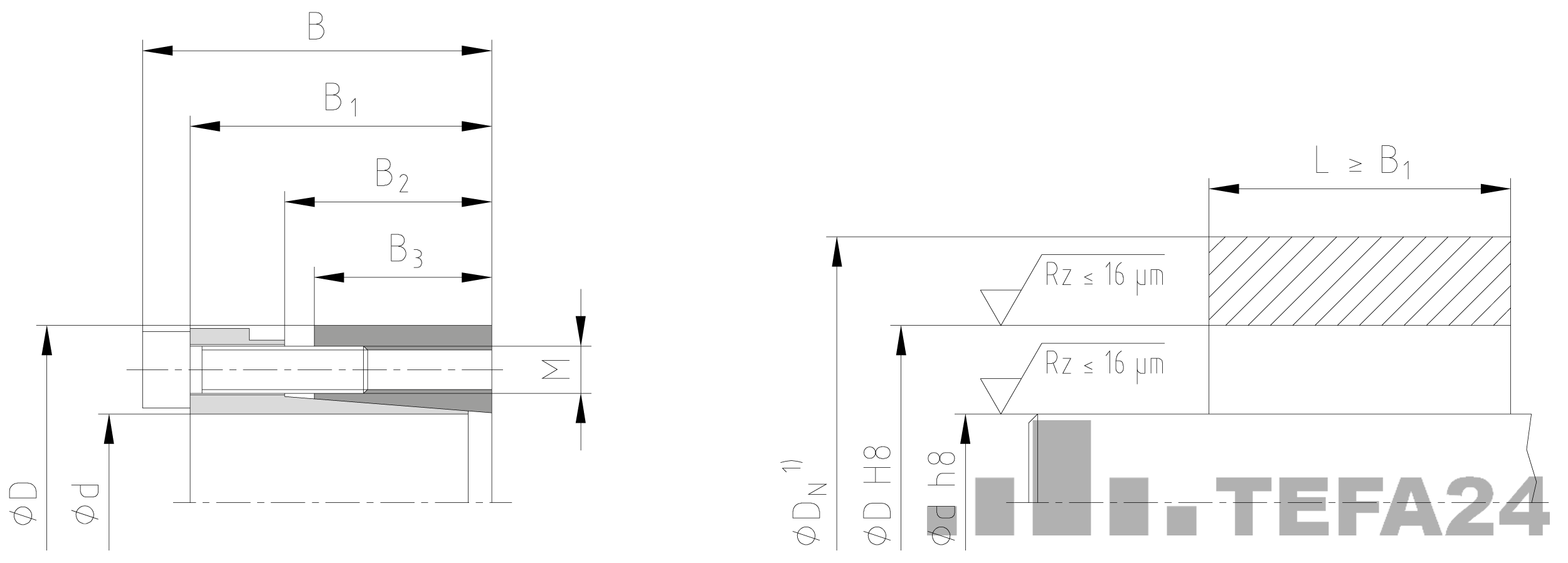 CLAMPEX KTR 200 Maßblatt