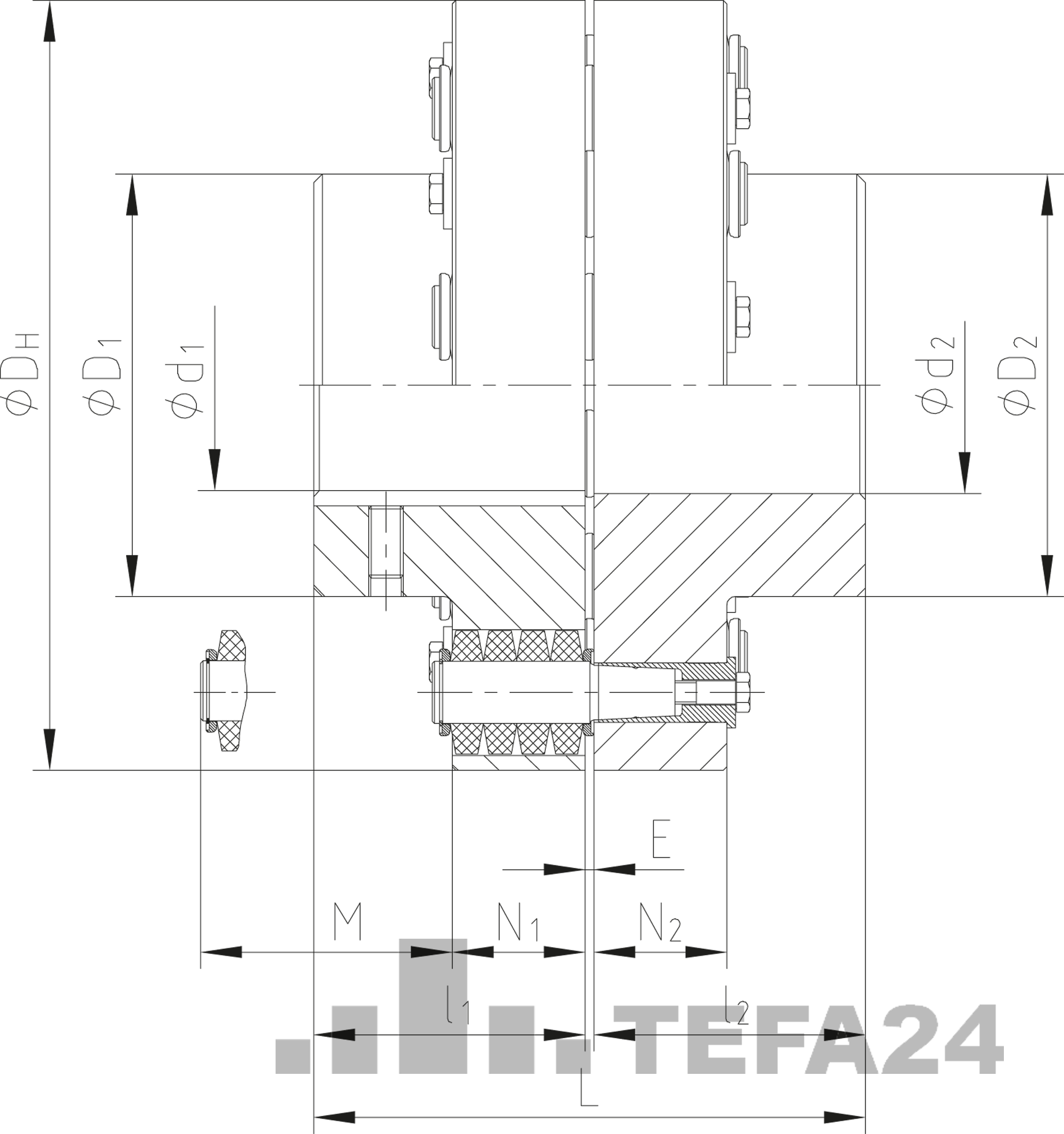 Revolex KX-D Maßblatt Muster