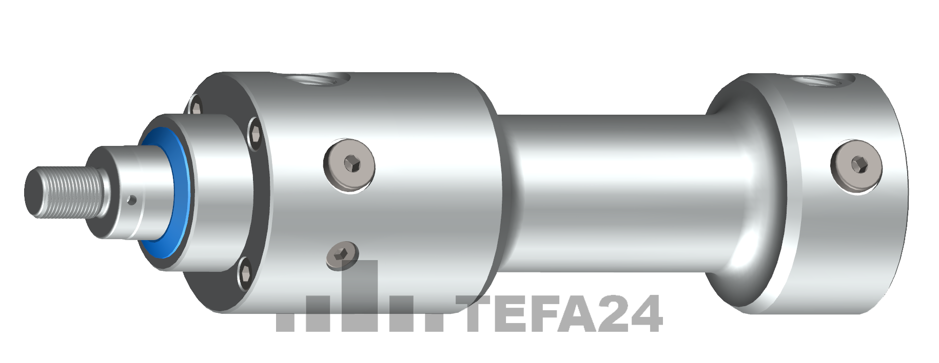 Hänchen Norm-Hydraulikzylinder Reihe 160 ISO 6020-1 – 40/28 × 100 mm