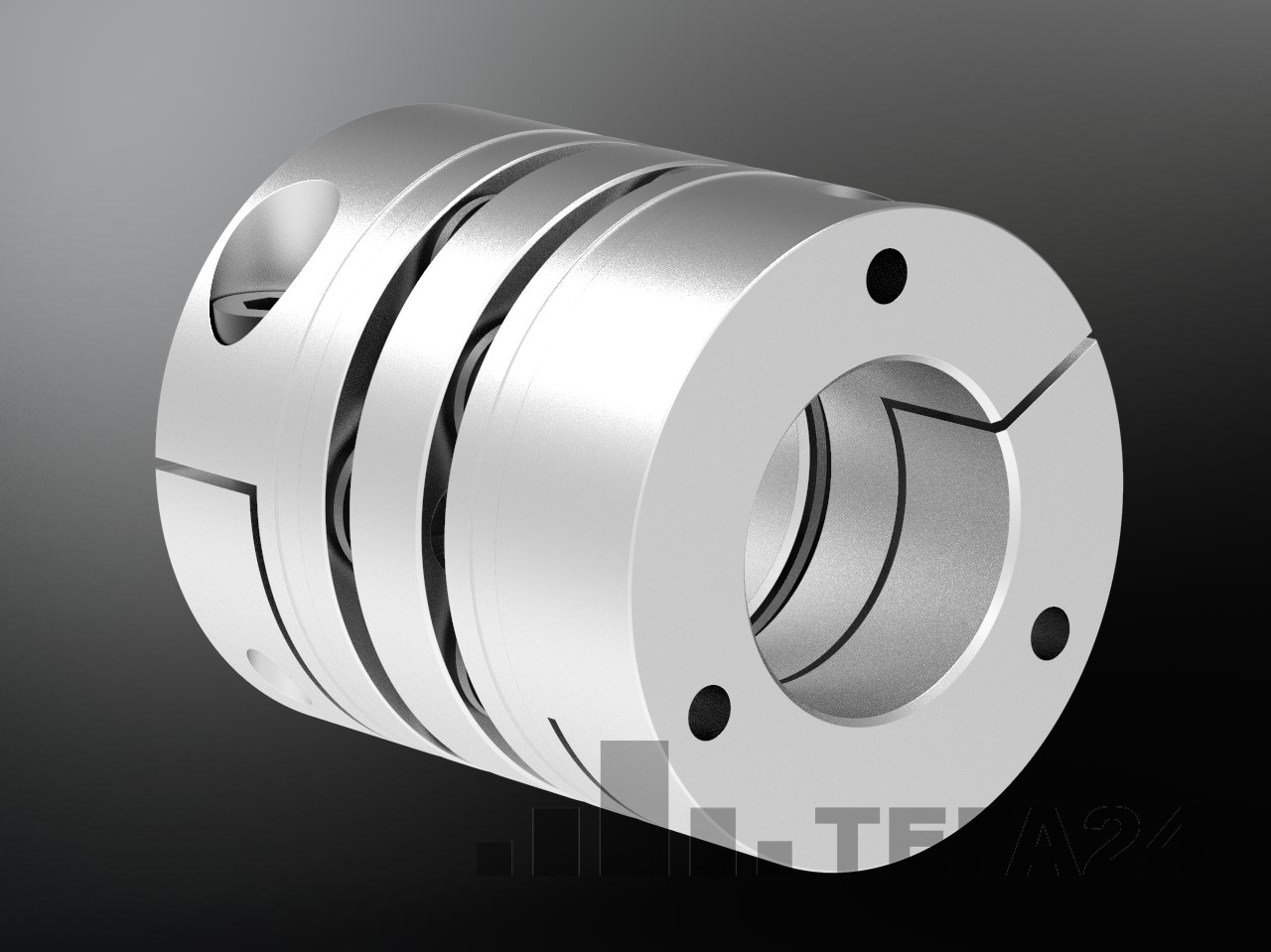 KTR RADEX-NC 36 DK Servolamellenkupplung Ausf. 2.5/2.5 – Bohrung 20/20 mm