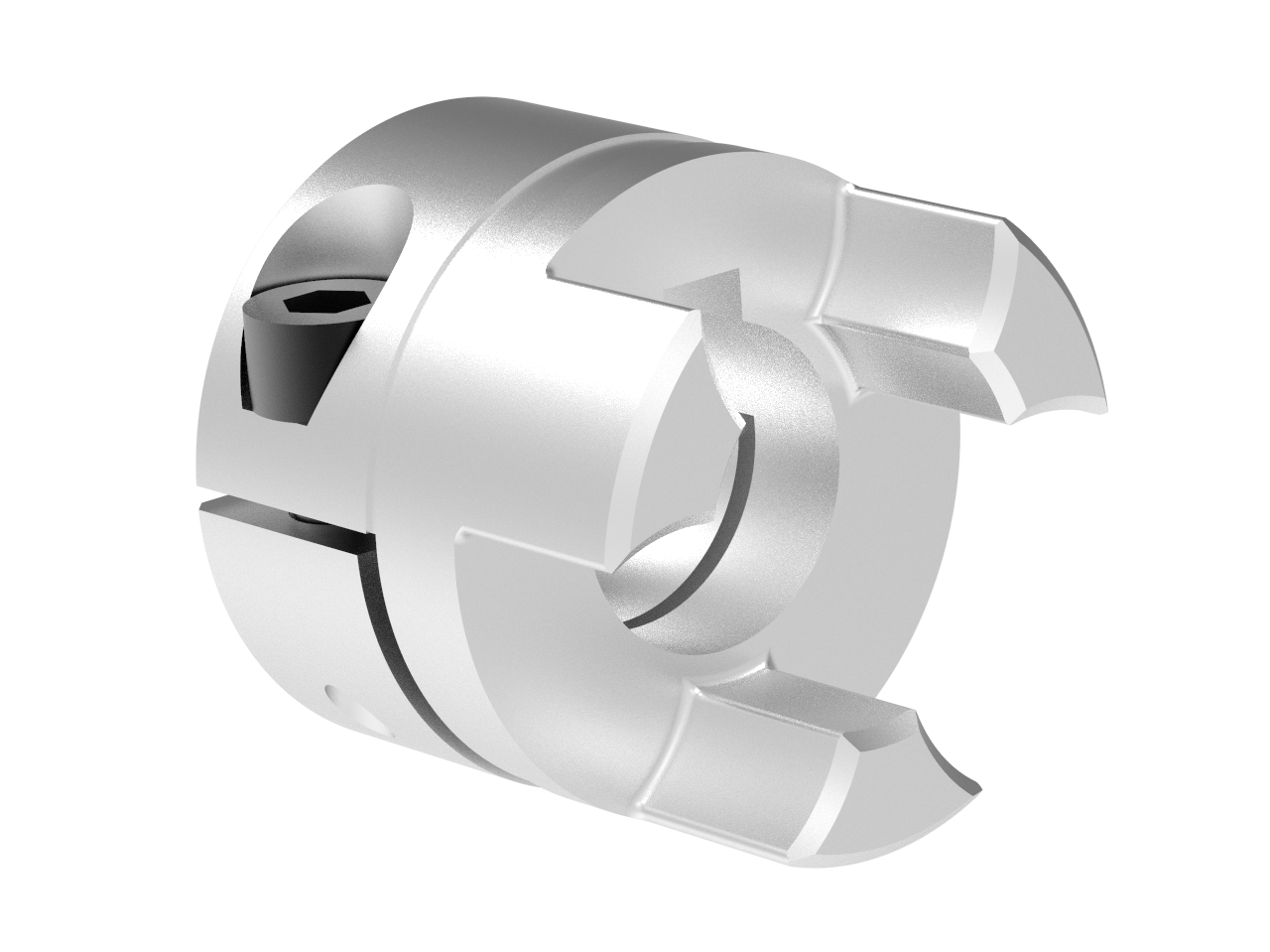 KTR ROTEX GS 14 AL-H – Klemmnabe DH 7.6 Ø10H7 Nut